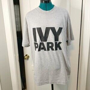Ivy Park Oversized Logo Casual Short Sleeve Lightweight Boxy Relaxed T Shirt